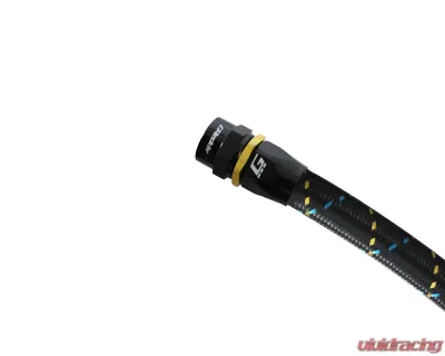 GReddy Black Gold Anodized AN04 Swivel Straight Hose End - 12800400