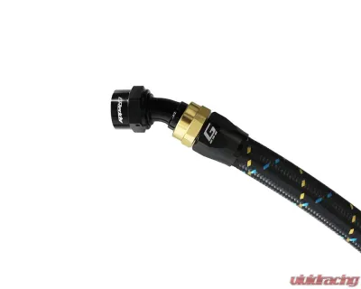 GReddy Black Gold Anodized AN04 Swivel 30 Degree Hose End - 12800430