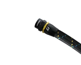 GReddy Black Gold Anodized AN08 Swivel Straight Hose End
