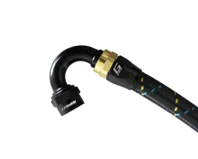 GReddy Black Gold Anodized AN08 Swivel 150 Degree Hose End