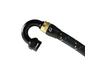 GReddy Black Gold Anodized AN08 Swivel 180 Degree Hose End