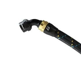 GReddy Black Gold Anodized AN08 Swivel 60 Degree Hose End