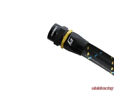 GReddy Black Gold Anodized AN10 Swivel Straight Hose End - 12801000