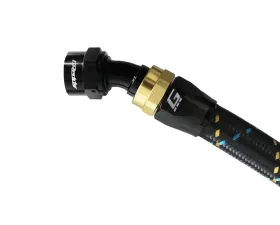 GReddy Black Gold Anodized AN10 Swivel 30 Degree Hose End