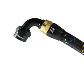 GReddy Black Gold Anodized AN10 Swivel 90 Degree Hose End