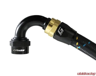 GReddy Black Gold Anodized AN16 Swivel 120 Degree Hose End - 12801612