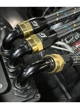 GReddy Black, Gold & Blue Nylon Braided AN08 Reusable Hose                                     - 12850800 - Image 2