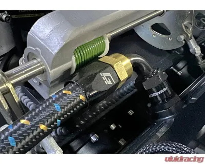 GReddy Black, Gold & Blue Nylon Braided AN08 Reusable Hose - 12850800