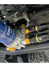 GReddy Black, Gold & Blue Nylon Braided AN08 Reusable Hose                                     - 12850800 - Image 5