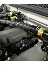 GReddy Black, Gold & Blue Nylon Braided AN08 Reusable Hose                                     - 12850800 - Image 6