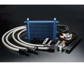 GReddy 10 Row Oil Cooler Kit with Filter Relocation