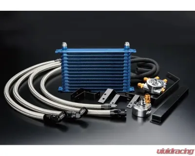 GReddy 10 Row Oil Cooler Kit with Filter Relocation - 12004410