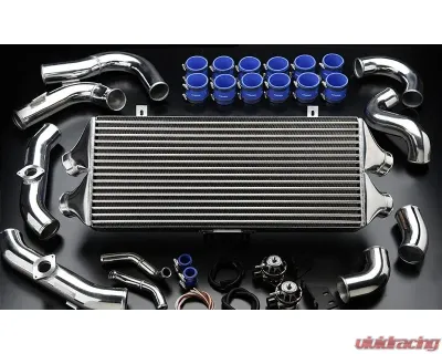 GReddy Type 24F Front Mount Intercooler Kit for Nissan Skyline GTR R33 1995-1998 - 12020212