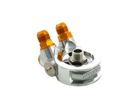 Greddy Universal Revised Std. Oil Cooler Block Adapter - Block 3/4-16UNF (Filter 3/4-16UNF) -10 AN