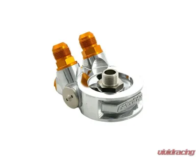 Greddy Universal Revised Std. Oil Cooler Block Adapter - Block 3/4-16UNF (Filter 3/4-16UNF) -10 AN - 12401187