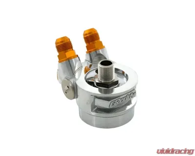 Greddy Universal Revised Std. Oil Cooler Block Adapter - Block 3/4-16UNF (Filter 3/4-16UNF) -10 AN - 12401187