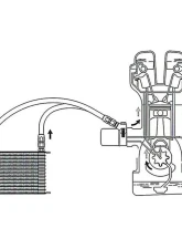 Greddy Universal Revised Std. Oil Cooler Block Adapter - Block 3/4-16UNF (Filter 3/4-16UNF) -10 AN                                     - 12401187 - Image 4