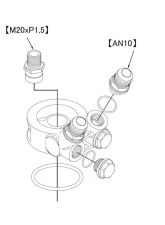 Greddy Universal Revised Std. Oil Cooler Block Adapter - Block 3/4-16UNF (Filter 3/4-16UNF) -10 AN                                     - 12401187 - Image 6