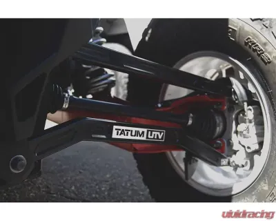 Tatum UTV High Clearance Radius Rods Set Black Anodized Finish Polaris RZR Pro XP 2020-Present - P-115S-B