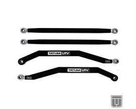 Tatum UTV High Clearance Radius Rods Set Black Anodized Finish Polaris RZR Pro XP 2020-Present