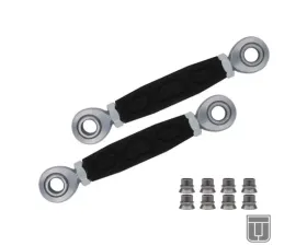 Tatum UTV Rear Sway Bar Links Black Polaris RZR XP Turbo S