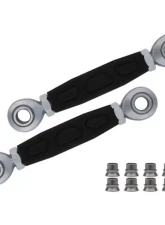 Tatum UTV Rear Sway Bar Links Black Polaris RZR XP Turbo S                                     - P-110S-B - Image 3