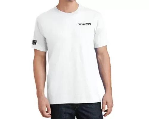 Tatum UTV T-Shirt White Large - T-100L-W