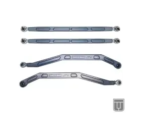 Tatum UTV Pocketed HC Radius Rods Set Grey Polaris RZR XP1000 | Turbo | RS1 2015-2020
