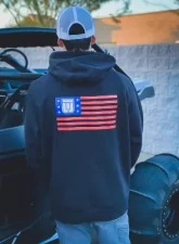 Tatum UTV American Flag Pullover X-Large Full Color                                     - T-107XL - Image 2