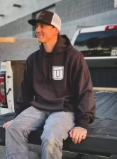 Tatum UTV White | Black TU Hat Flat Bill Orange                                     - T-110-O - Image 2