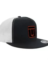 Tatum UTV White | Black TU Hat Flat Bill Orange                                     - T-110-O - Image 2