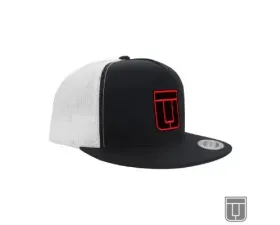 Tatum UTV White | Black TU Hat Flat Bill Red