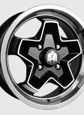 Klassik Rader 944 Wheel 17x7 4x130 40mm Gloss Black Machined Face & Lip                                     - CC17703140BK - Image 2