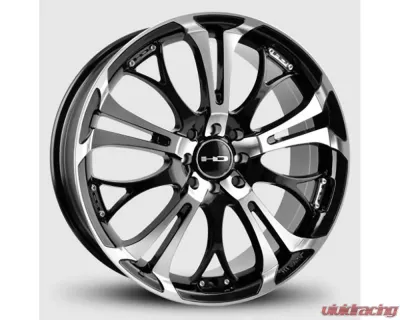 HD Spinout Wheel 17x7 5x110|5x114.3 45mm Gloss Black Machined Face - SO17703945BK