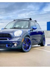 HD Spinout Wheel 18x7.5 5x110|5x114.3 45mm Gloss Black Machined Face w/ Blue                                     - SO18753945BK-BL - Image 3