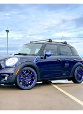 HD Spinout Wheel 18x7.5 5x110|5x114.3 45mm Gloss Black Machined Face w/ Blue                                     - SO18753945BK-BL - Image 4