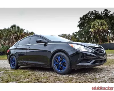 HD Spinout Wheel 18x7.5 5x110|5x114.3 45mm Gloss Black Machined Face w/ Blue - SO18753945BK-BL