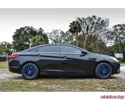 HD Spinout Wheel 18x7.5 5x110|5x114.3 45mm Gloss Black Machined Face w/ Blue - SO18753945BK-BL