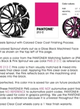 HD Spinout Wheel 18x7.5 5x110|5x114.3 45mm Gloss Black Machined Face w/ Pink                                     - SO18753945BK-P - Image 3