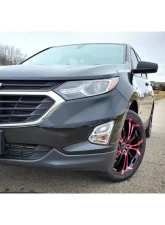 HD Spinout Wheel 18x7.5 5x110|5x114.3 45mm Gloss Black Machined Face w/ Pink                                     - SO18753945BK-P - Image 4