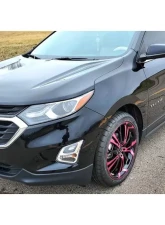 HD Spinout Wheel 18x7.5 5x110|5x114.3 45mm Gloss Black Machined Face w/ Pink                                     - SO18753945BK-P - Image 5