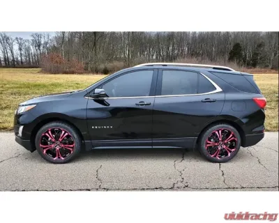 HD Spinout Wheel 18x7.5 5x110|5x114.3 45mm Gloss Black Machined Face w/ Pink - SO18753945BK-P