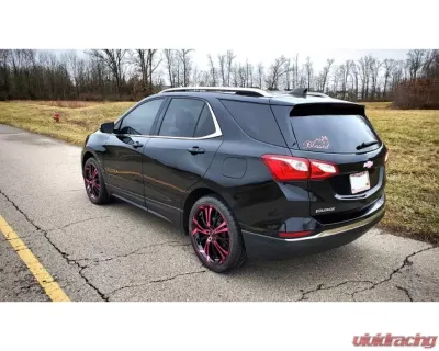 HD Spinout Wheel 18x7.5 5x110|5x114.3 45mm Gloss Black Machined Face w/ Pink - SO18753945BK-P