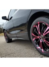 HD Spinout Wheel 18x7.5 5x110|5x114.3 45mm Gloss Black Machined Face w/ Pink                                     - SO18753945BK-P - Image 8
