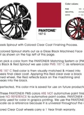 HD Spinout Wheel 18x7.5 5x110|5x114.3 45mm Gloss Black Machined Face w/ Red                                     - SO18753945BK-R - Image 3