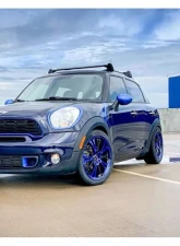 HD Spinout Wheel 22x8.5 5x114.3|5x127 35mm Gloss Black Machined Face w/ Blue                                     - SO22855435BK-BL - Image 3