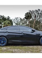 HD Spinout Wheel 22x8.5 5x114.3|5x127 35mm Gloss Black Machined Face w/ Blue                                     - SO22855435BK-BL - Image 7