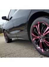 HD Spinout Wheel 22x8.5 5x114.3|5x127 35mm Gloss Black Machined Face w/ Pink                                     - SO22855435BK-P - Image 8