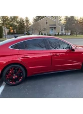 HD Spinout Wheel 22x8.5 5x114.3|5x120 20mm Gloss Black Machined Face w/ Red                                     - SO22856420BK-R - Image 7