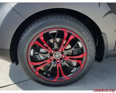 HD Spinout Wheel 22x8.5 5x114.3|5x120 42mm Gloss Black Machined Face w/ Red - SO22856442BK-R